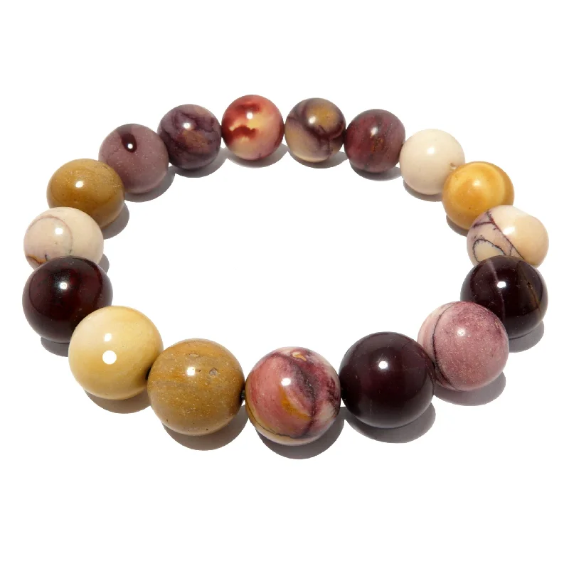 Mookaite Jasper Bracelet Colorful Crystal Carnival