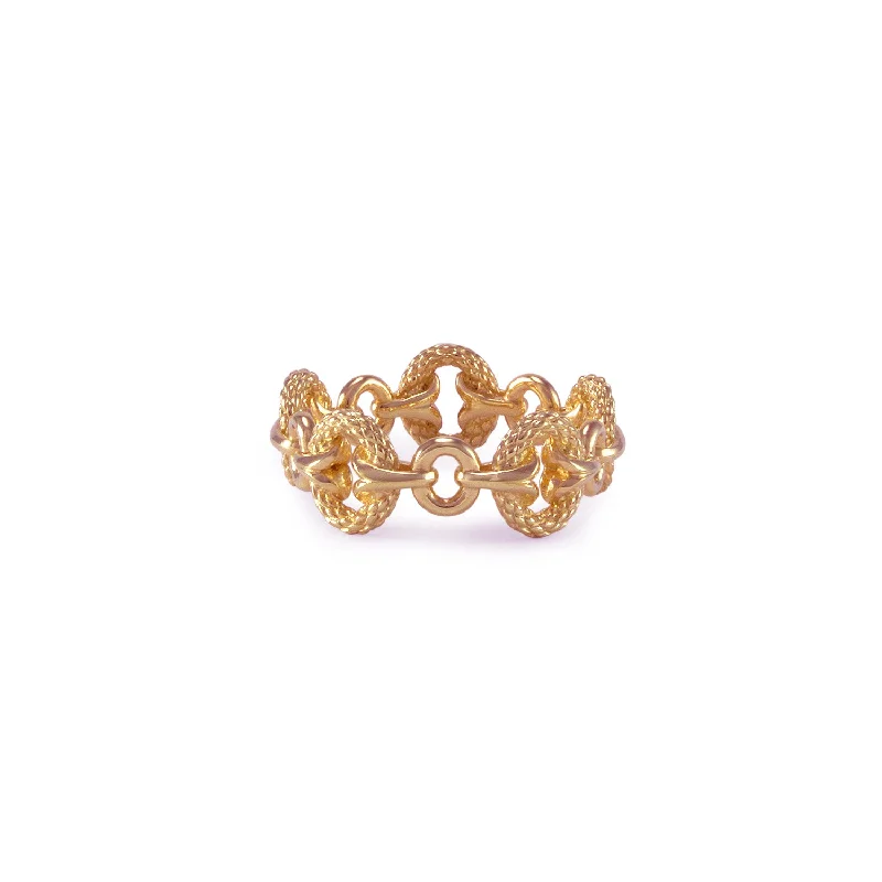 Tuileries Gate Stack Ring - 18K Rose Gold Vermeil