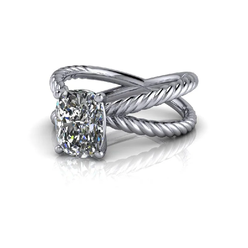 Hallie No. 1 Moissanite Ring