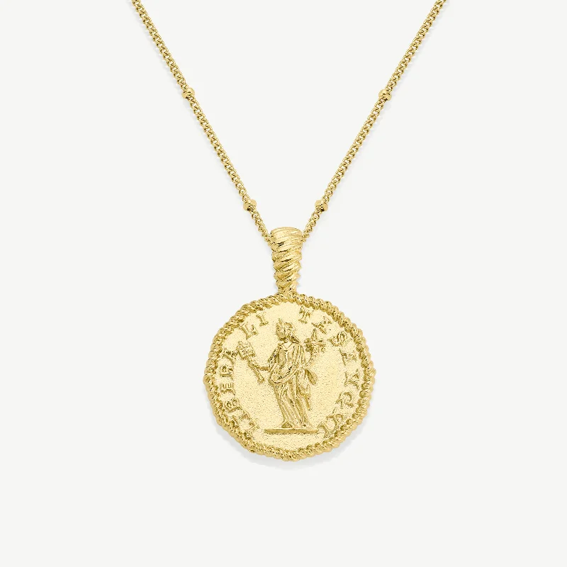 Athena Coin Necklace