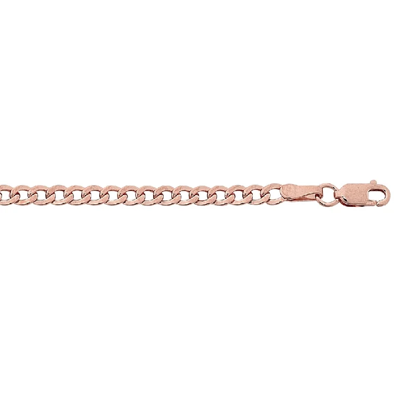 9ct Rose Gold Silver Infused Anklet