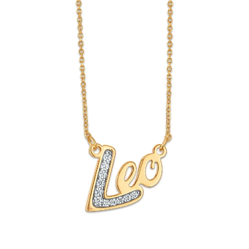 Simone I Smith Collection Leo Necklace in 18KT Gold Plated Sterling Silver