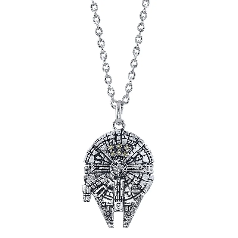 Star Wars X RockLove Millennium Falcon Necklace