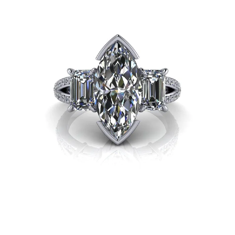 Sylvie No. 1 Moissanite Ring