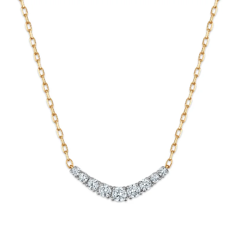 LoveSong 1/4 CTW Lab Grown Diamond Necklace in 10KT Gold