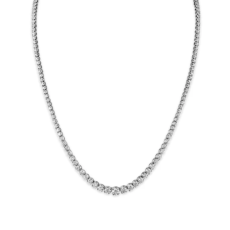 Signature EcoLove 7 CTW Lab Grown Diamond 18-inch Necklace in 14KT White Gold