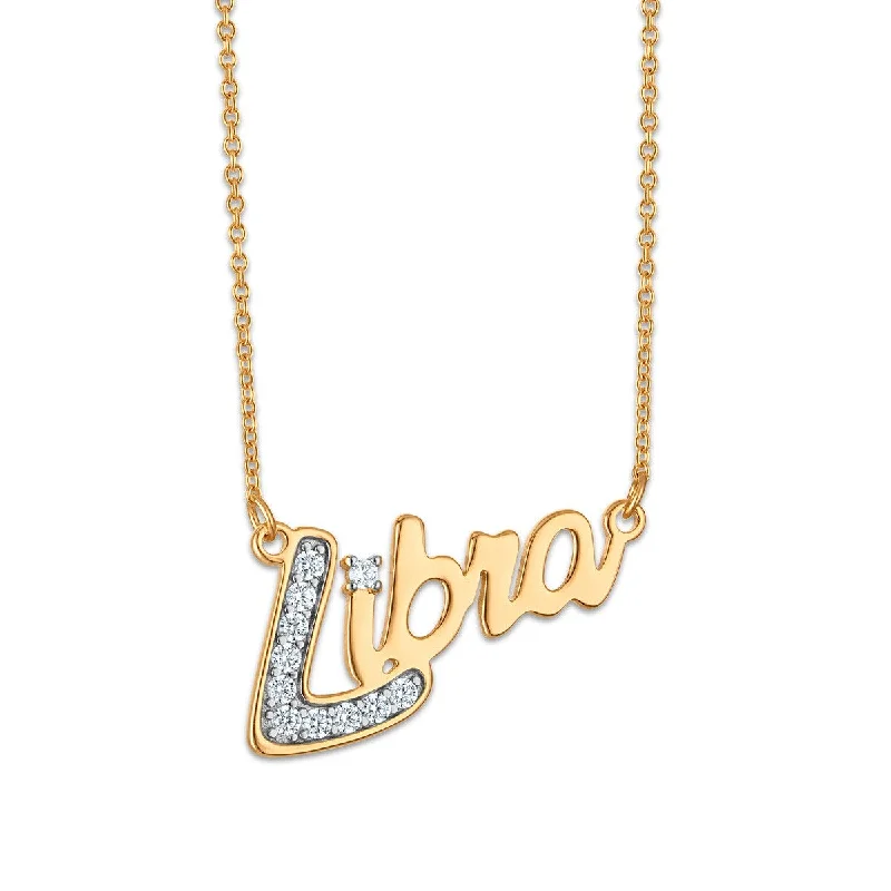 Simone I Smith Collection Libra Necklace in 18KT Gold Plated Sterling Silver