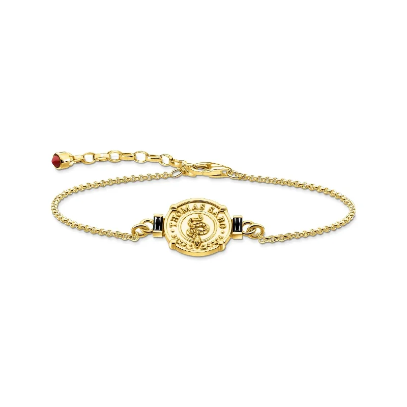 THOMAS SABO Gold Coin Bracelet