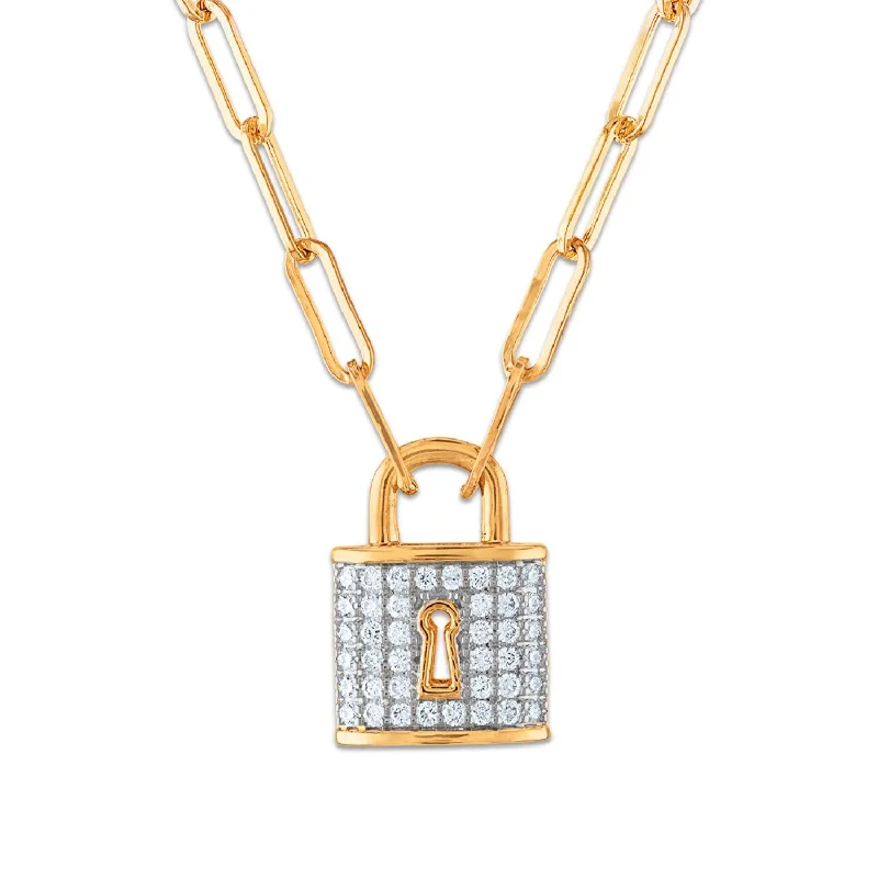 EcoLove 1/4 CTW Lab Grown Diamond 18-inch Necklace in 10KT Yellow Gold