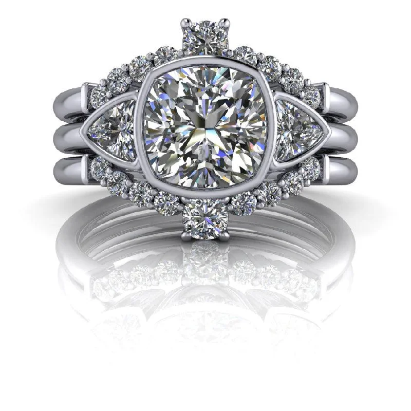 Addison No. 3 Moissanite Bridal Set