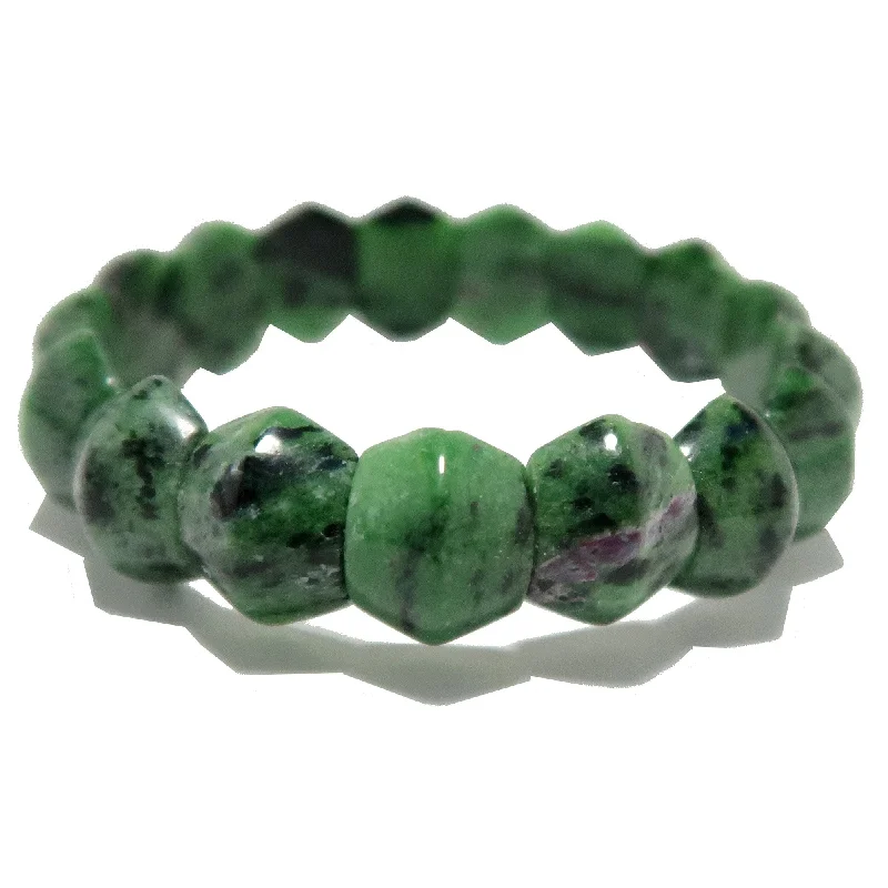 Ruby Zoisite Bracelet Delicious Arm Candy Crystal