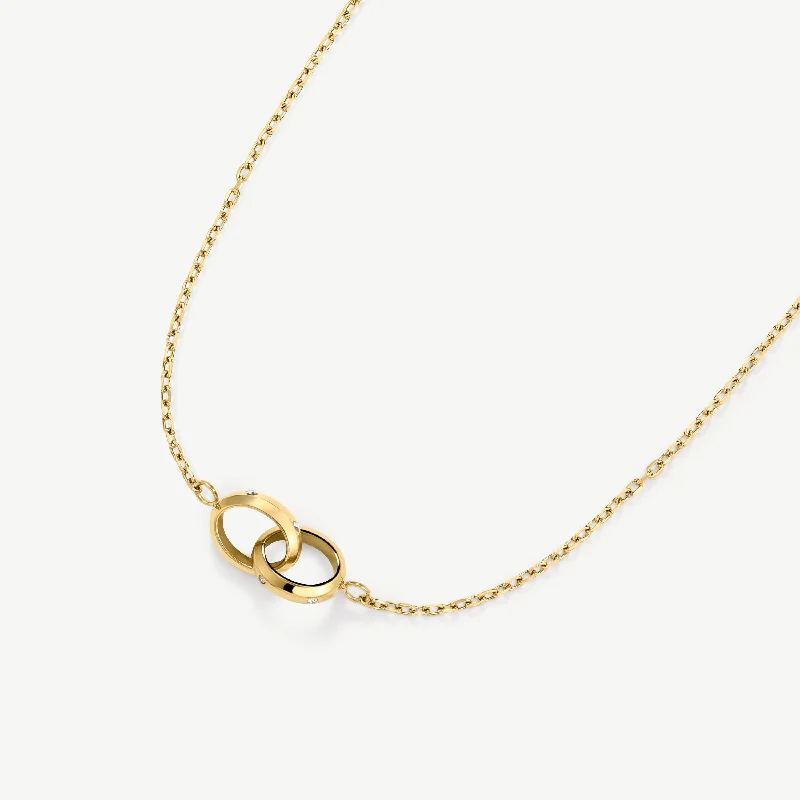 Linked Necklace CZ