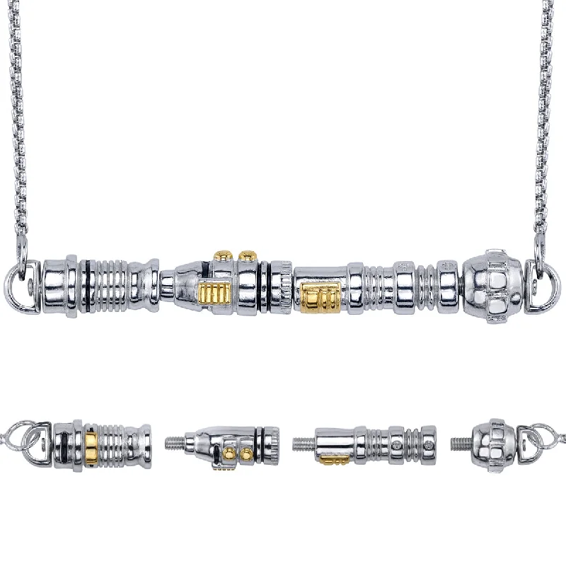 Star Wars X RockLove LIGHTSABER WORKSHOP Peace and Justice Lightsaber Necklace