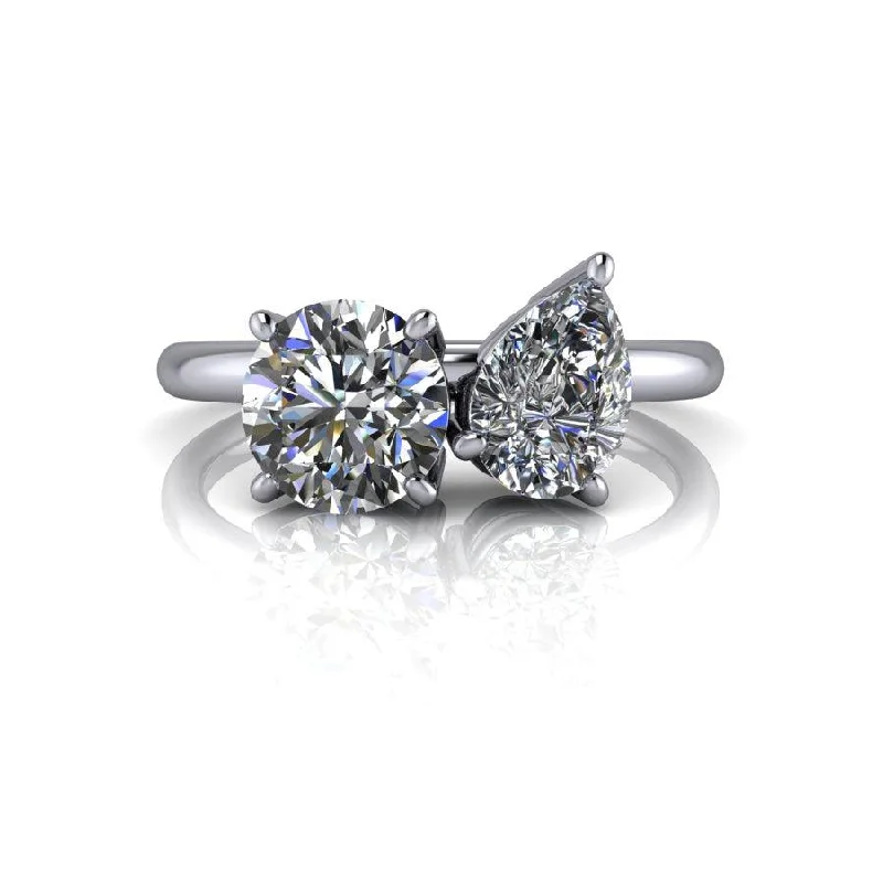 Violet No. 1 Moissanite Anniversary Ring