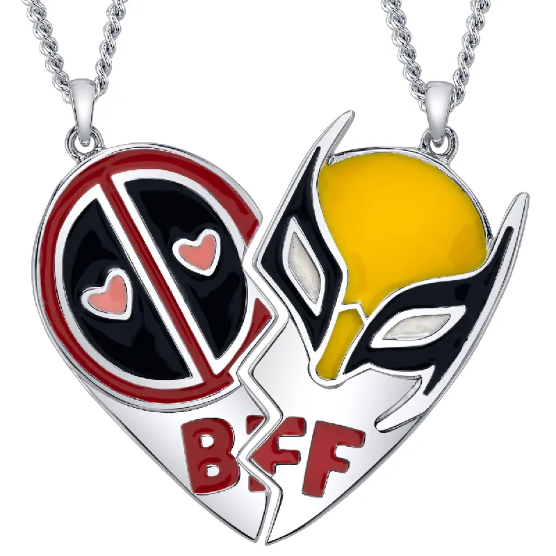 Marvel X RockLove MARVEL STUDIOS DEADPOOL AND WOLVERINE Best Bubs Necklace Set